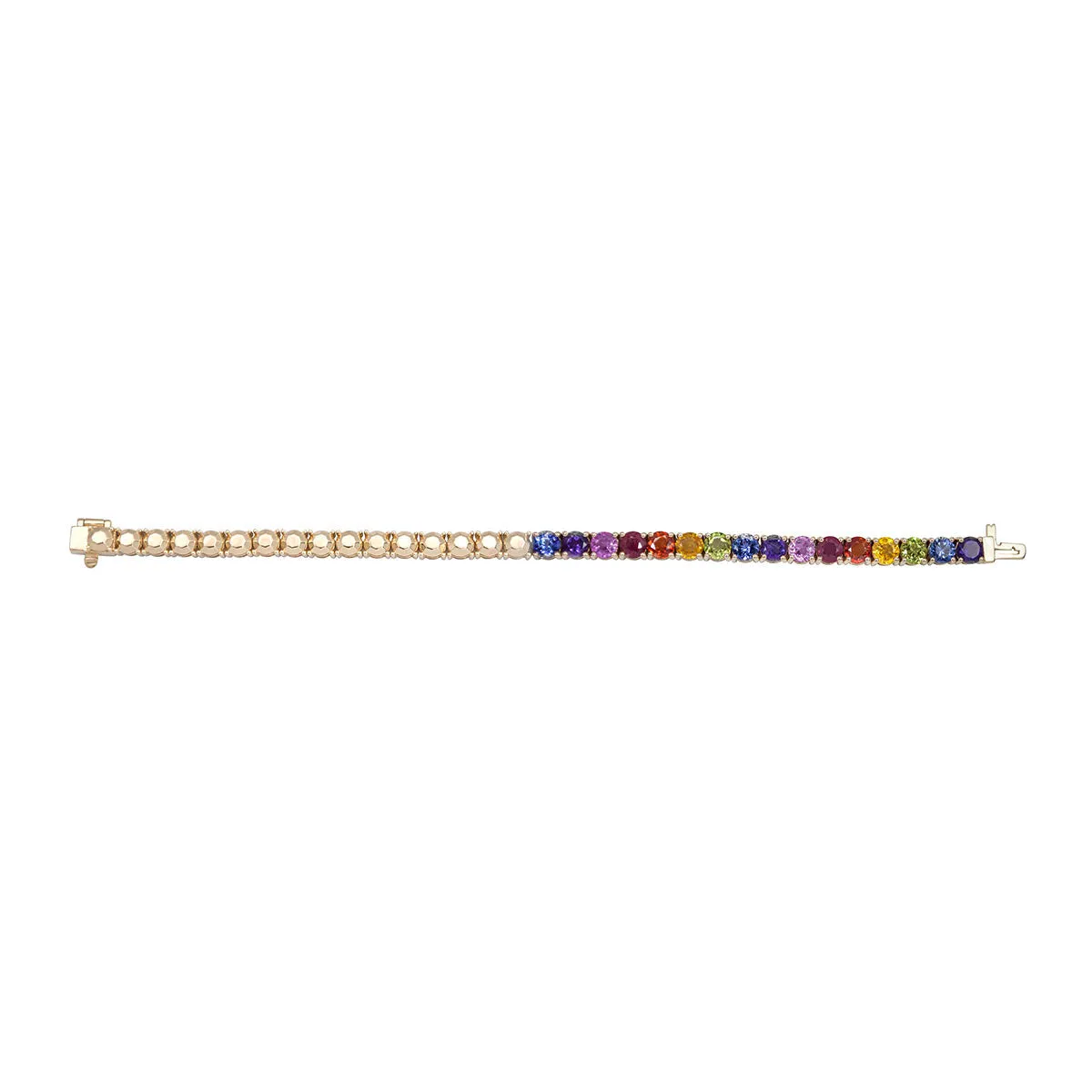 Multicolor/Goldstone™ Tennis Bracelet