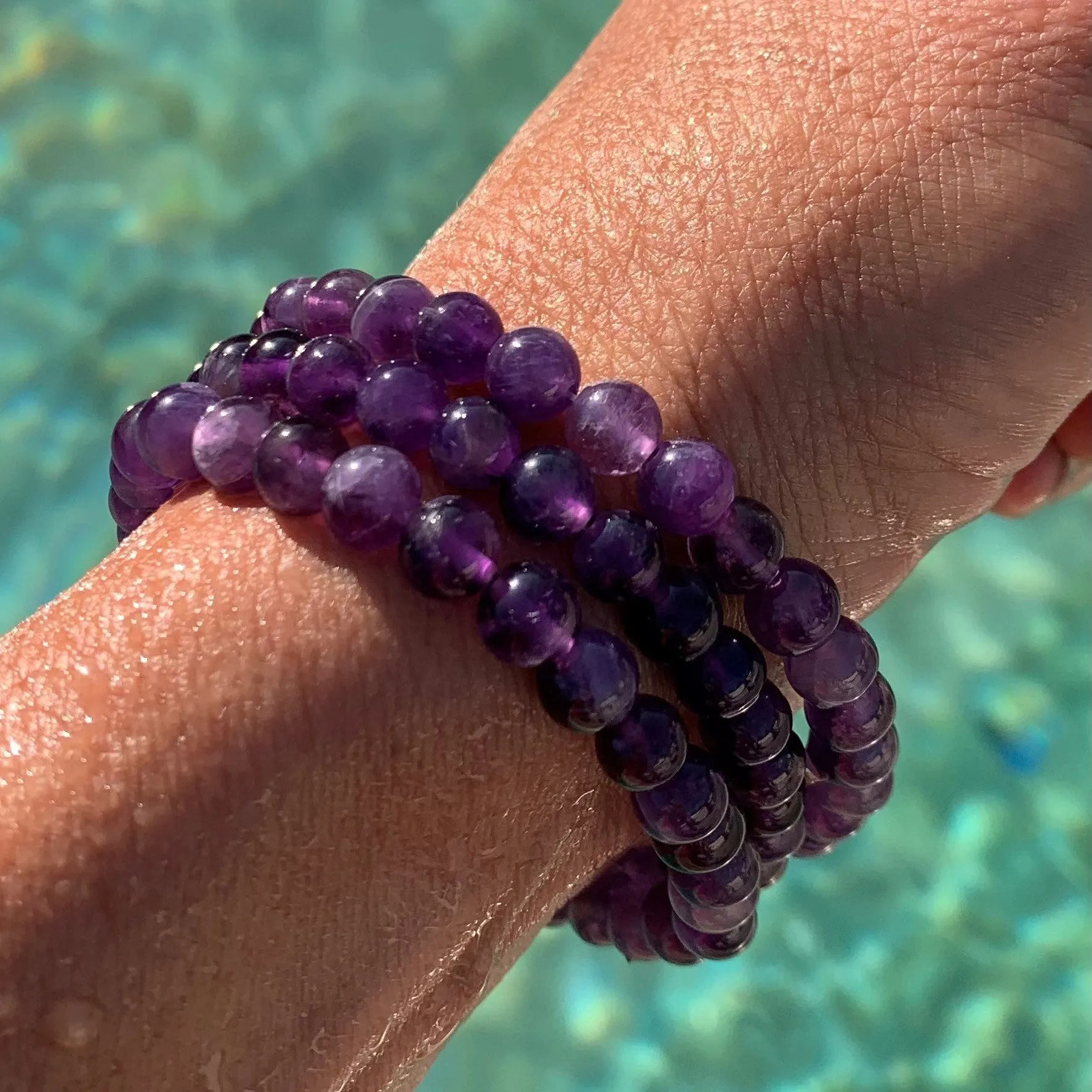 Natural amethyst bracelet "the spiritual"