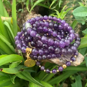Natural amethyst bracelet "the spiritual"