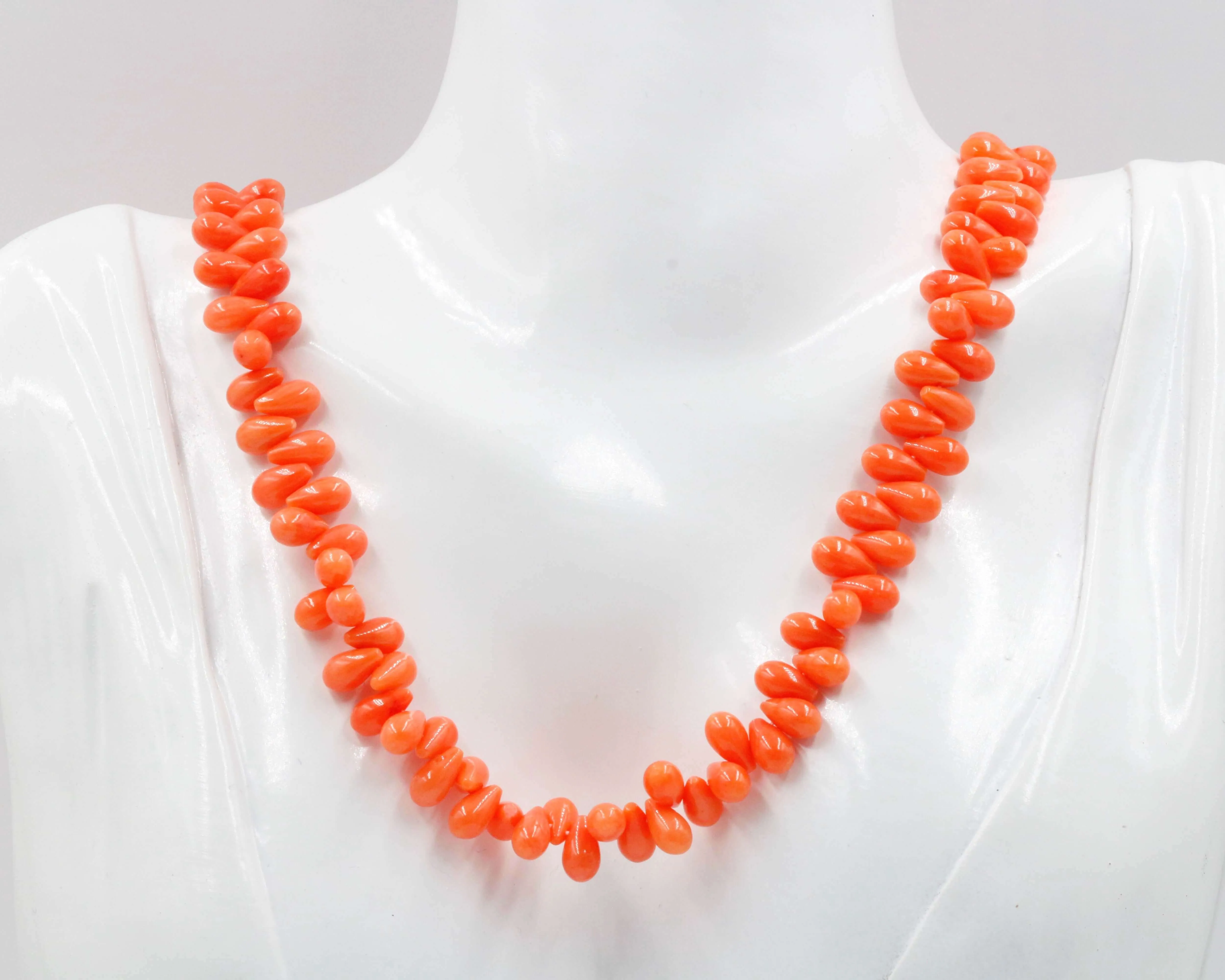 Natural Coral Beads Coral Italian Coral beads Red Coral Beads Antique Coral Beads Natural Coral Bead Necklace 18 inch SKU: 6142605