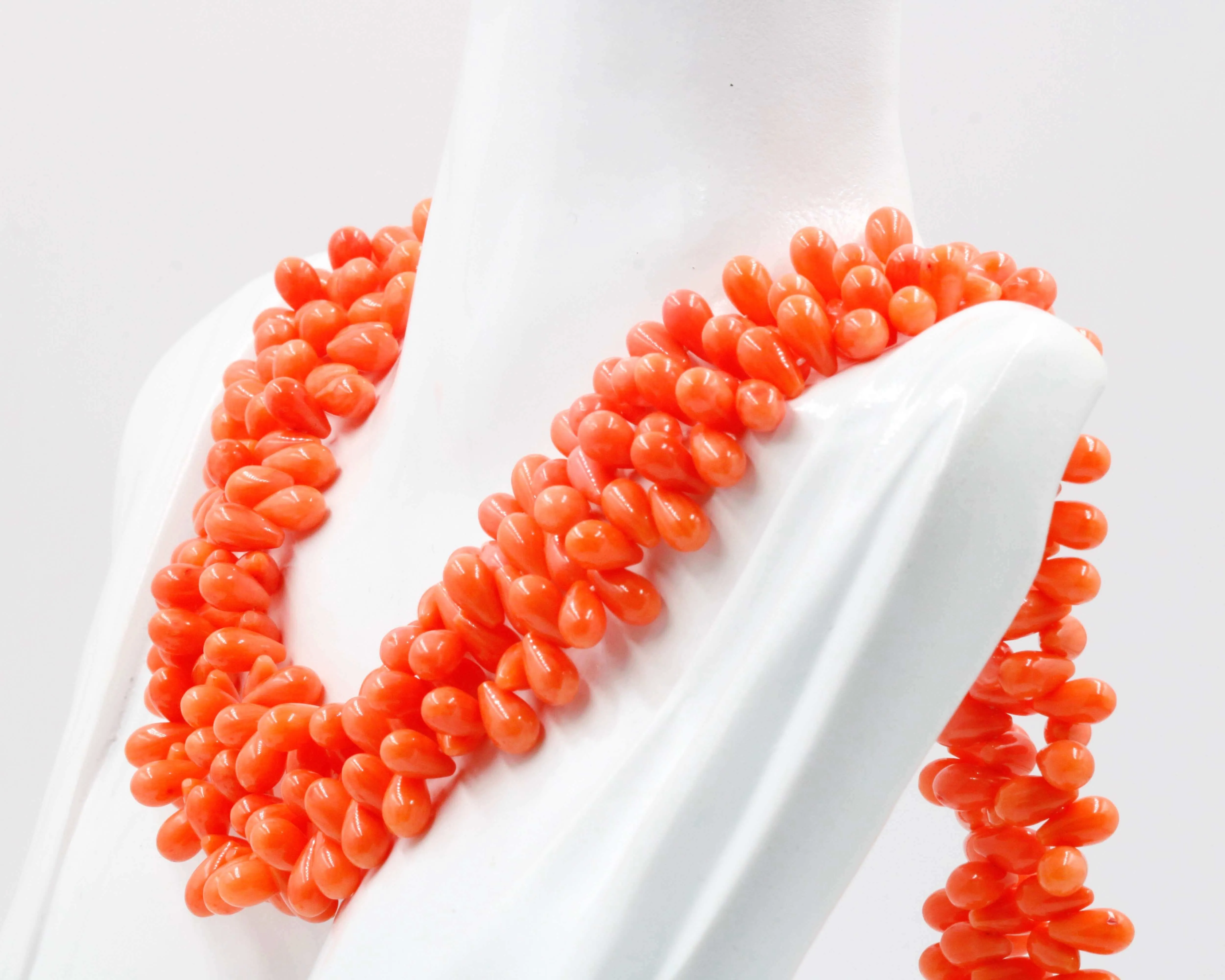 Natural Coral Beads Coral Italian Coral beads Red Coral Beads Antique Coral Beads Natural Coral Bead Necklace 18 inch SKU: 6142605