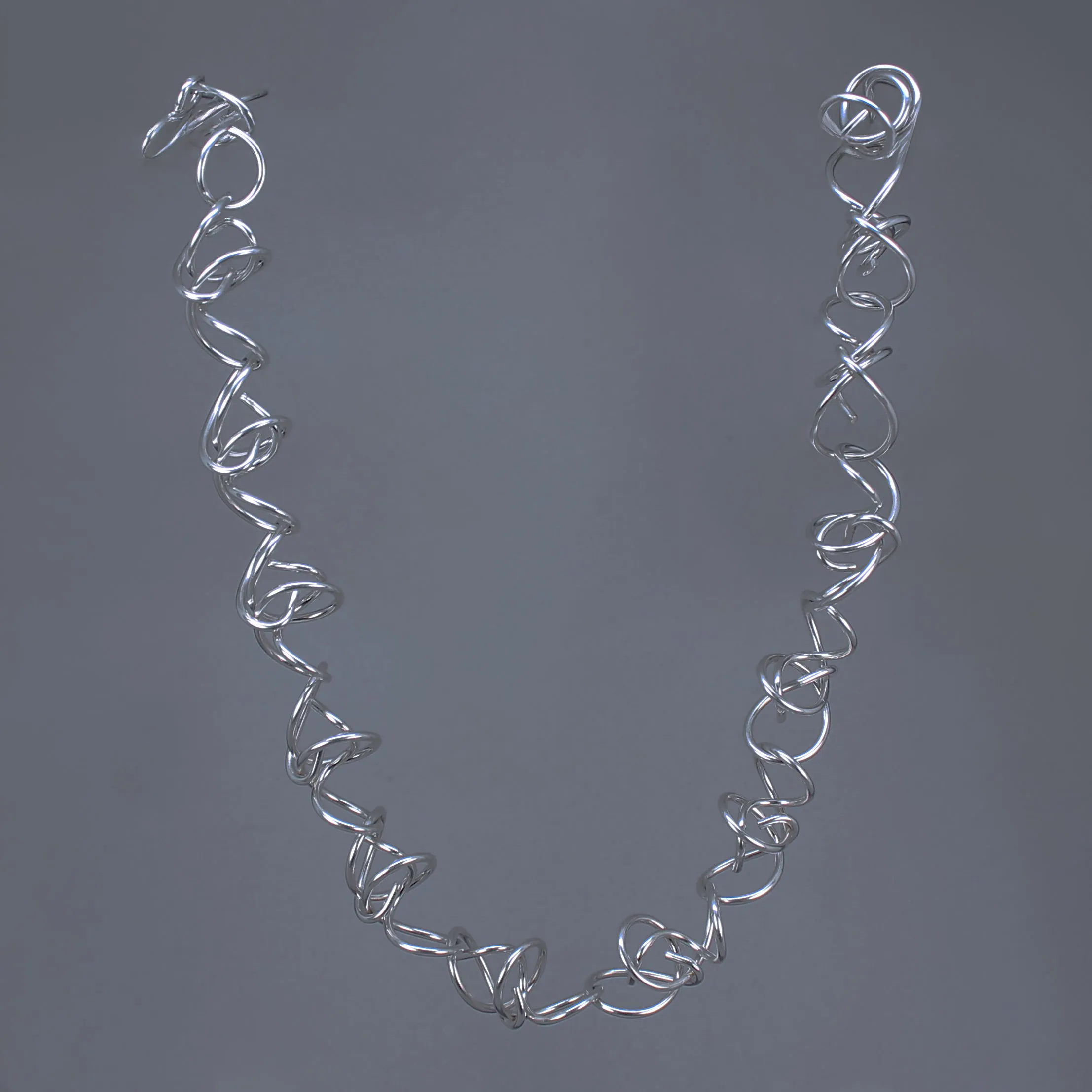 NEW! Sterling Silver Nest Necklace by Rina Young