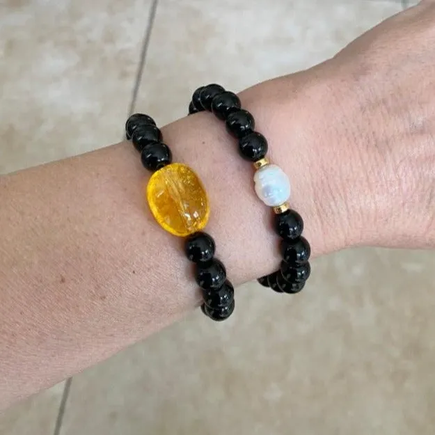 Obsidian Bracelet - Cleo
