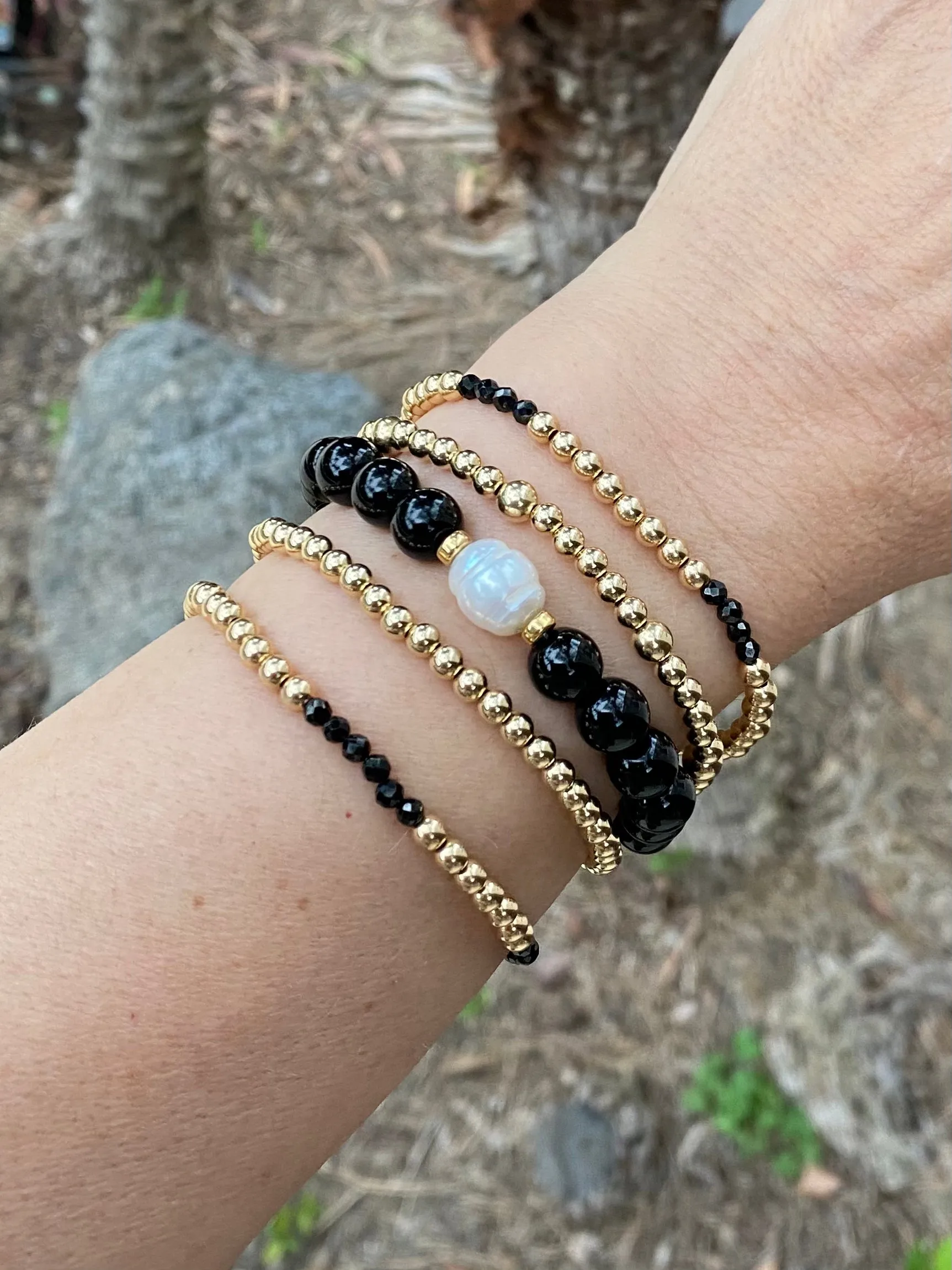 Obsidian Bracelet - Cleo