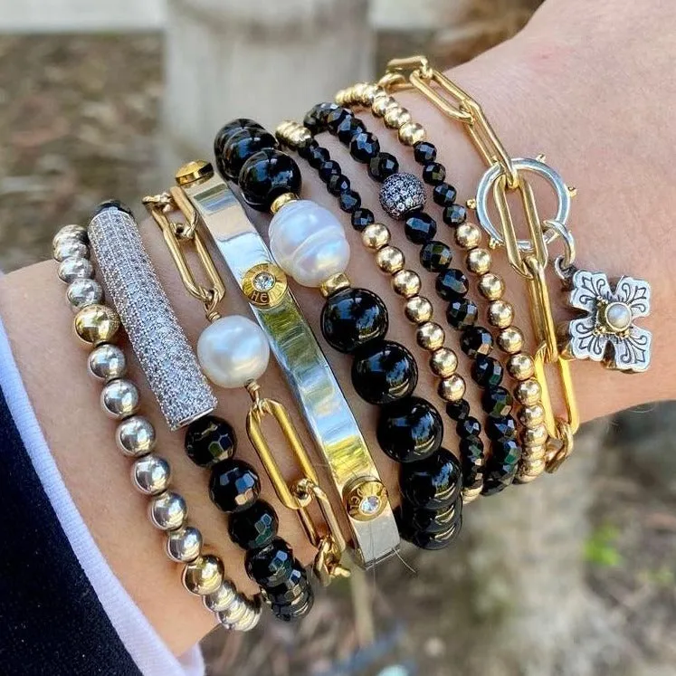 Obsidian Bracelet - Cleo