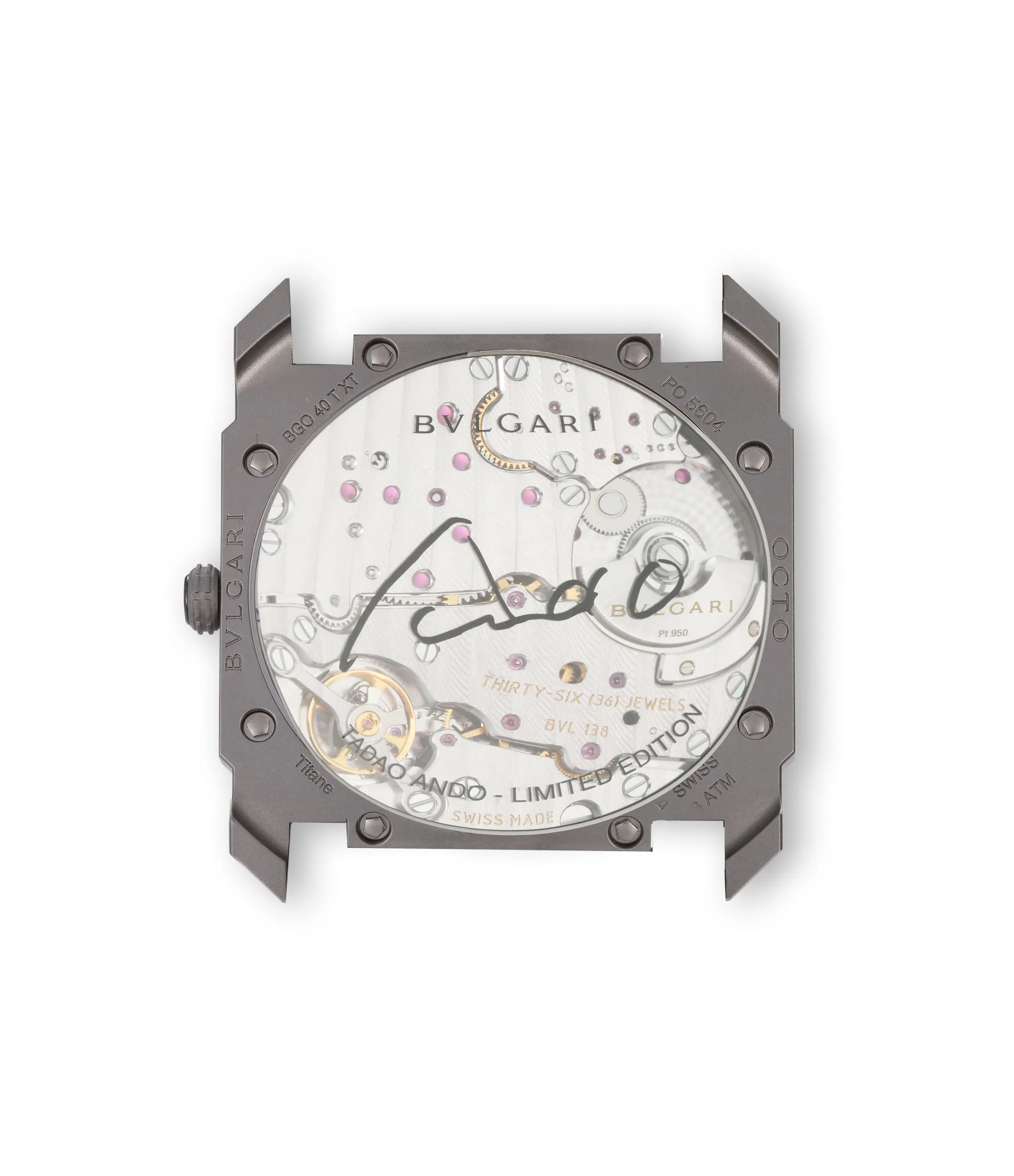 Octo Finissimo Automatic | “Tadao Ando” Limited Edition | Titanium