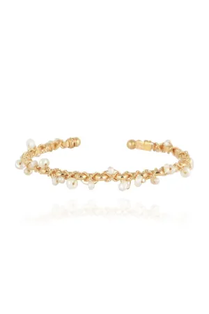 Orphee Jonc O Bracelet in Pearls