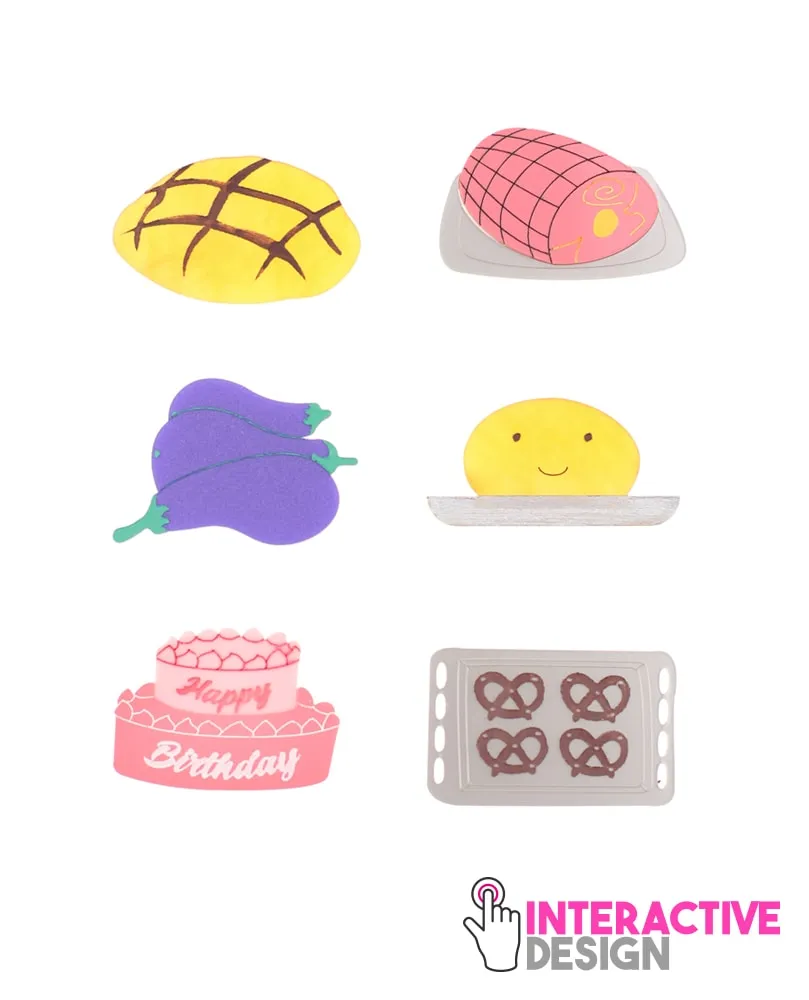 Pack of 6 recipe inserts for Oven