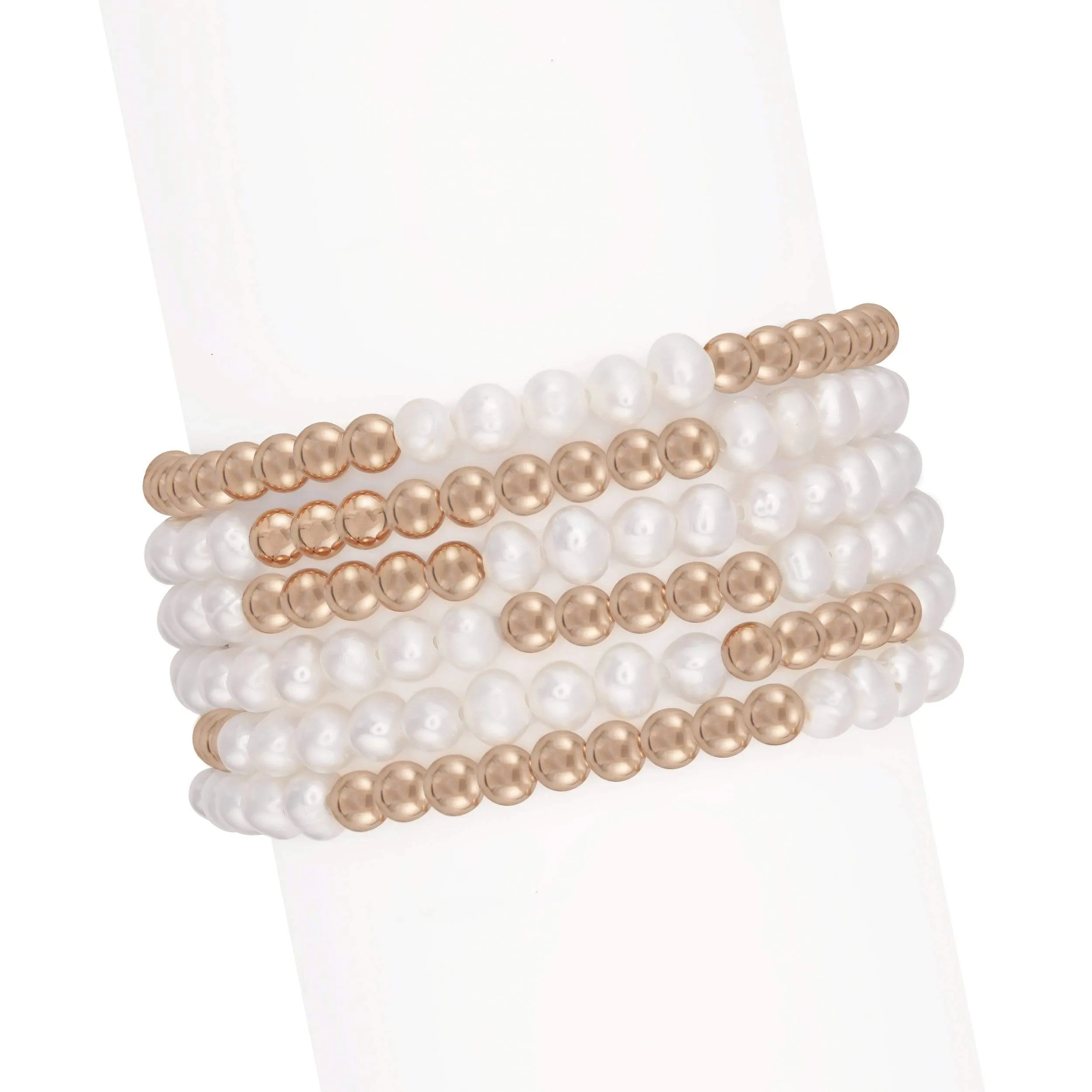 Party of 6 | Freshwater Pearl Bracelet Set