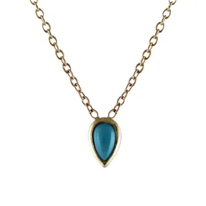 PEAR TURQUOISE NECKLACE