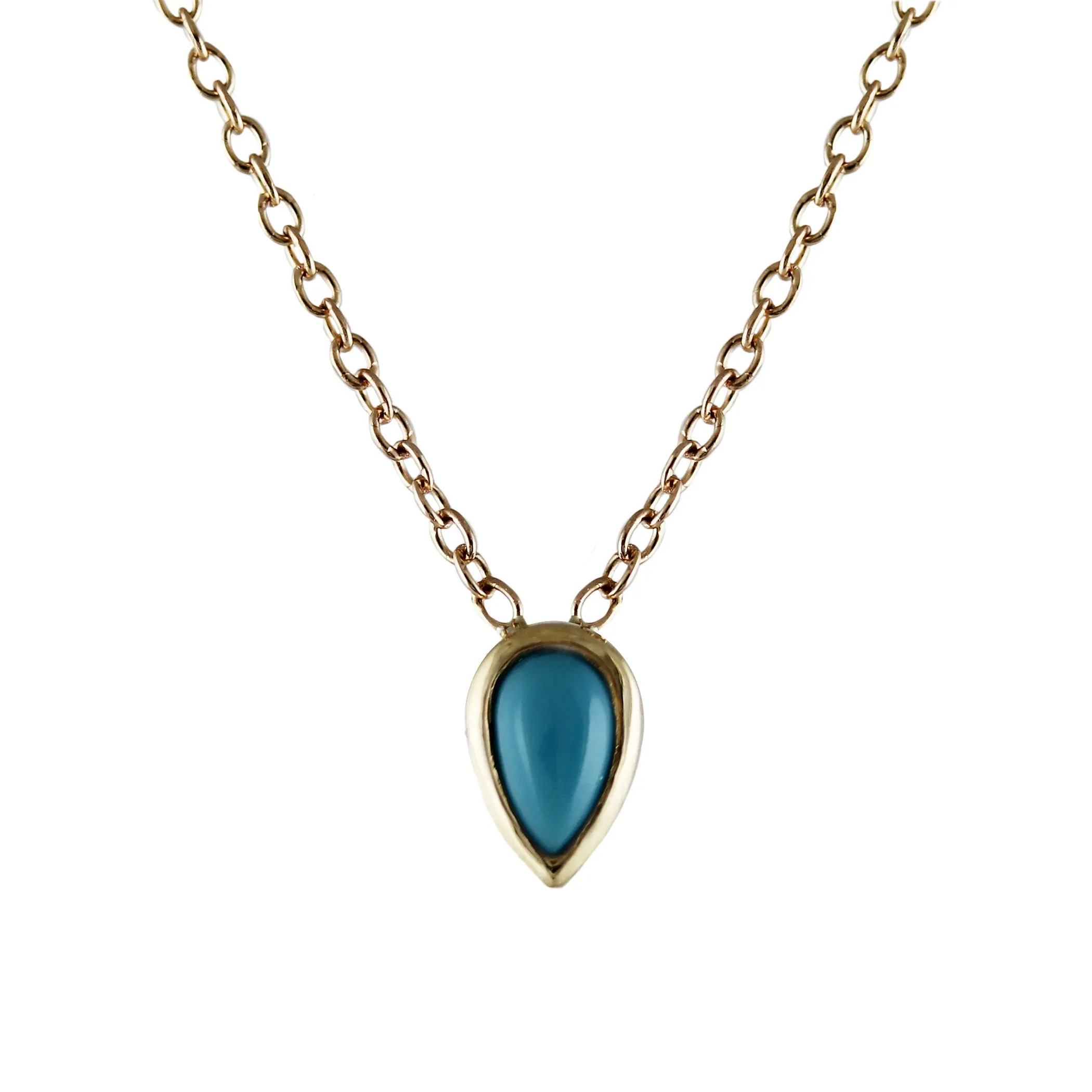 PEAR TURQUOISE NECKLACE