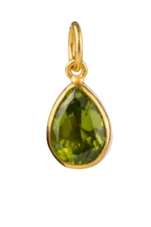Peridot & Gold Pendant
