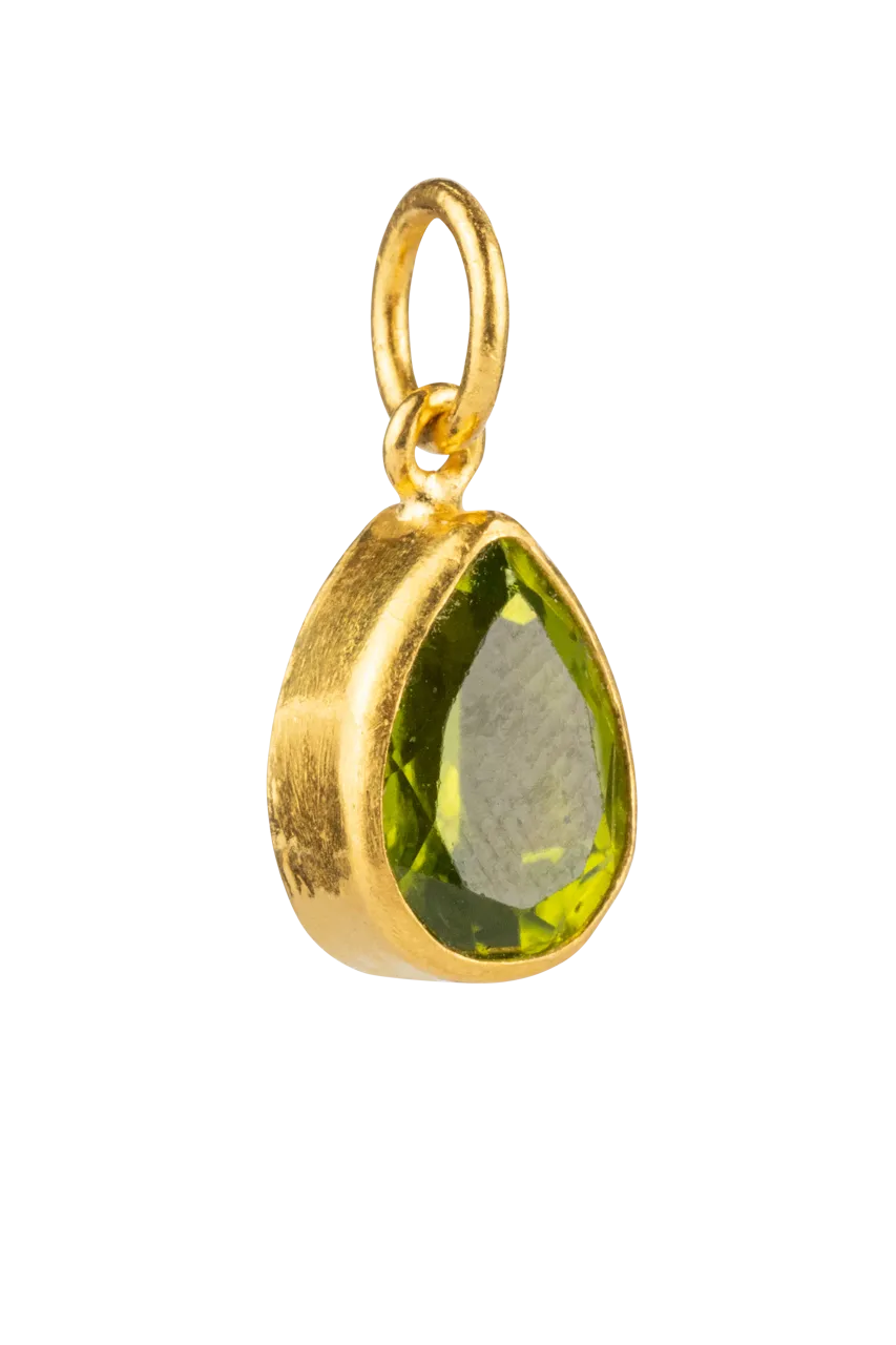 Peridot & Gold Pendant
