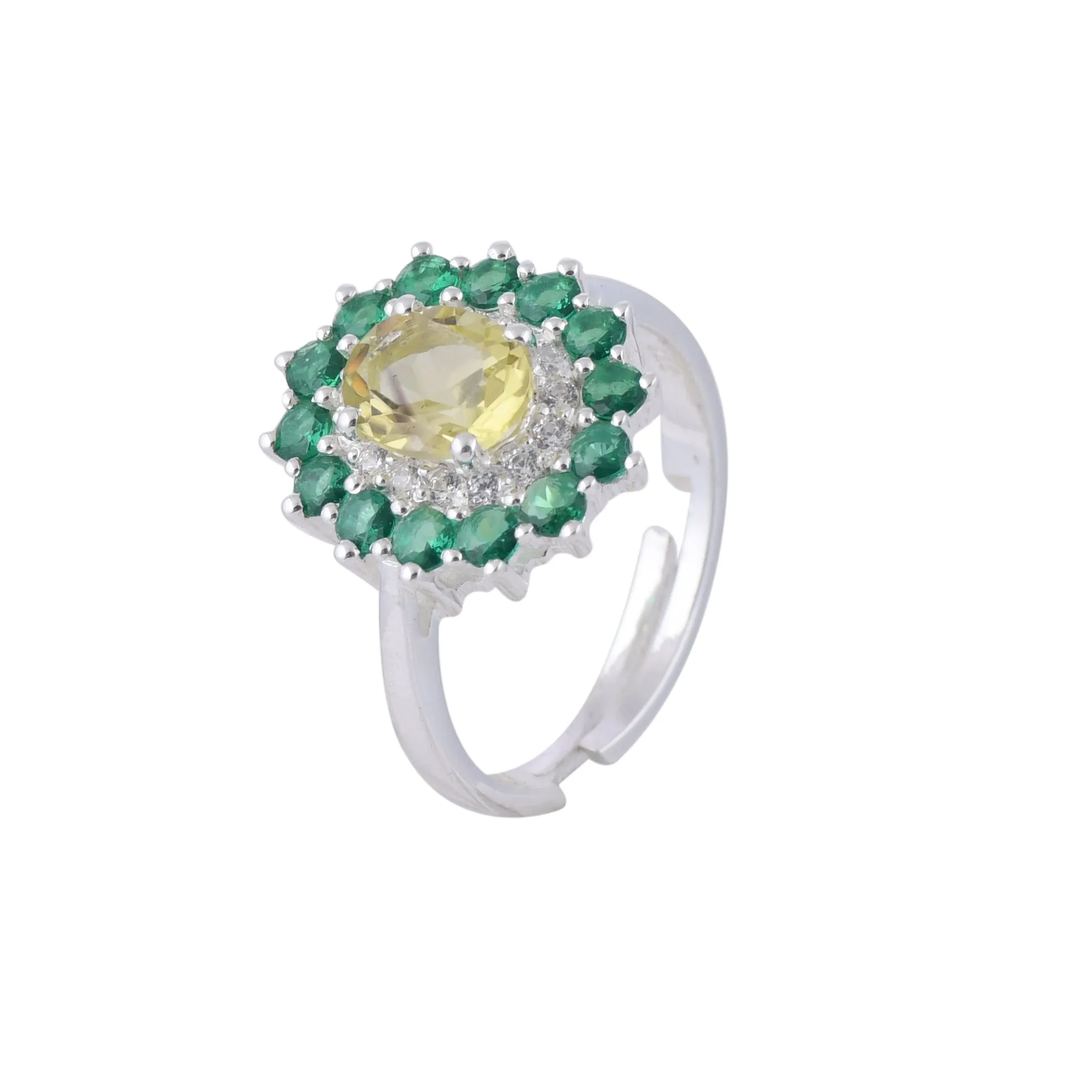 Peridot Ring | 925 Silver- From Purl