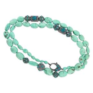 Persian Turquoise Bead Necklace