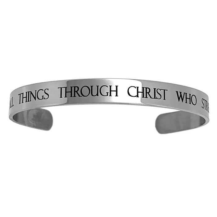 Phil 4:13 Stainless Steel Bracelet