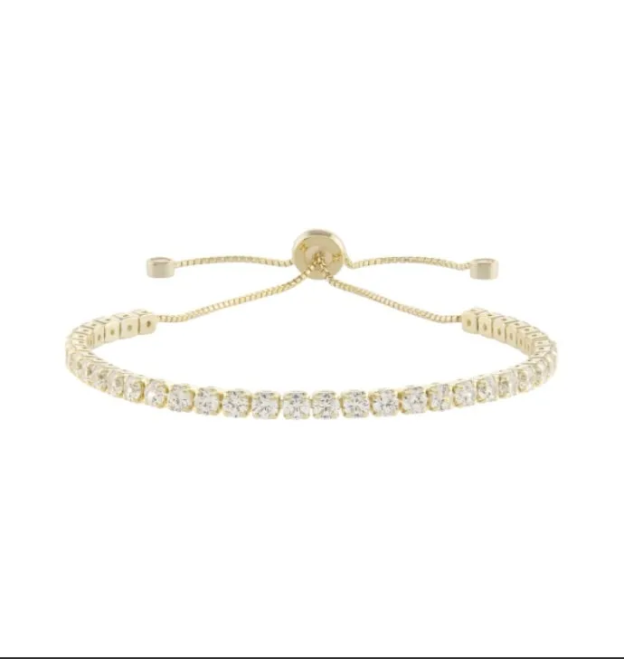 Pullback Tennis Bracelet