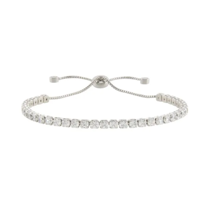 Pullback Tennis Bracelet