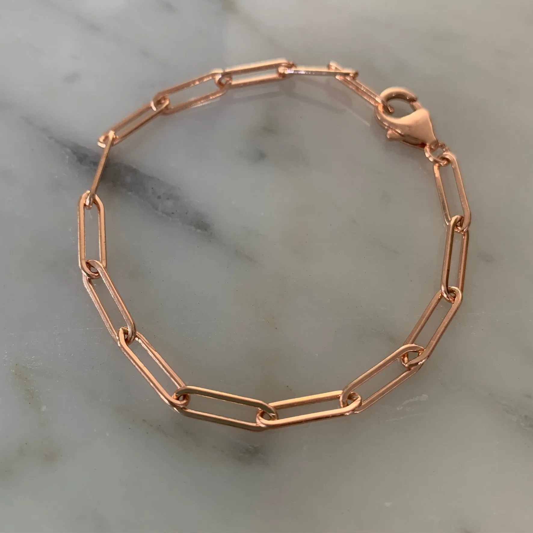 "Paper Clip Link" Bracelet