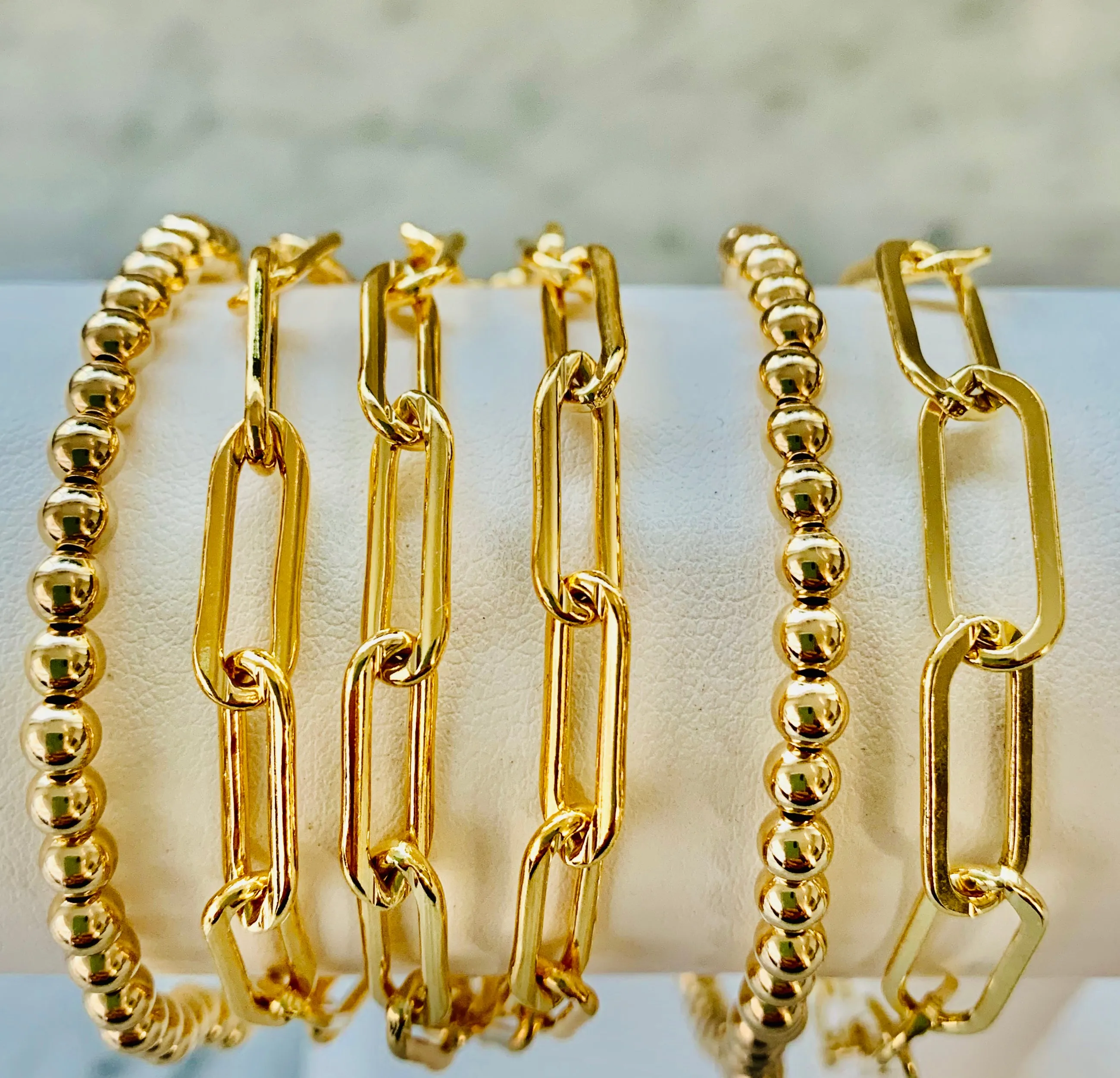 "Paper Clip Link" Bracelet