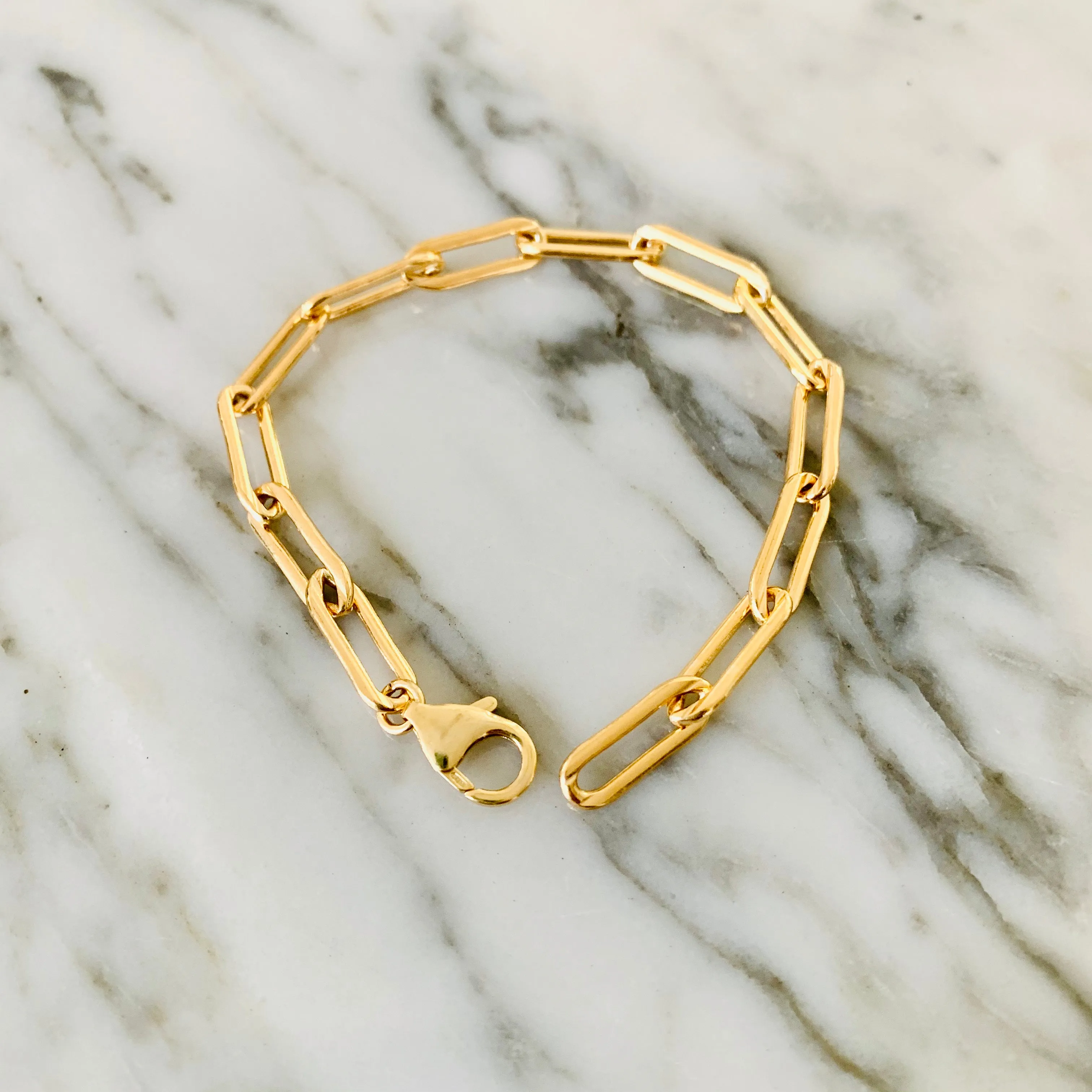 "Paper Clip Link" Bracelet