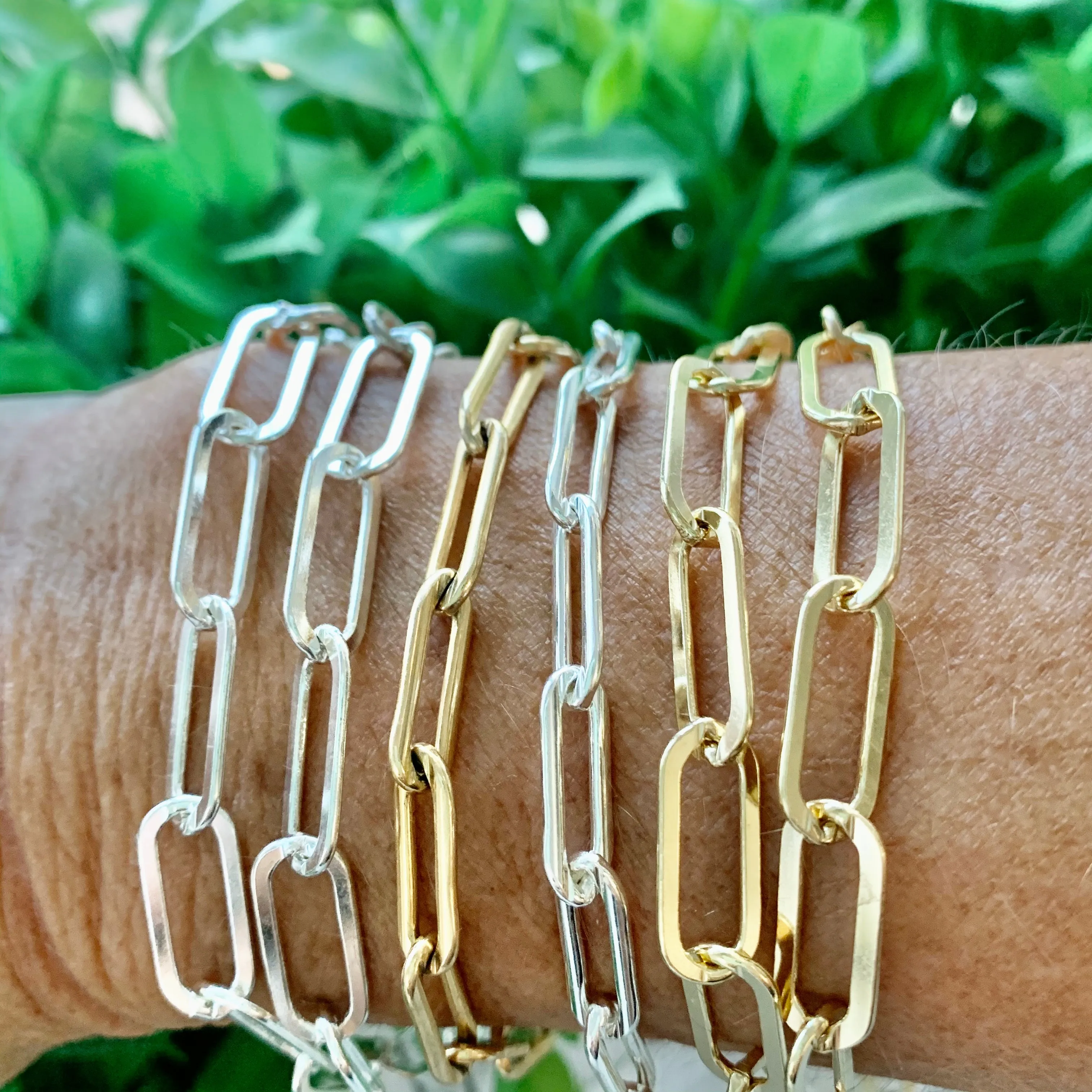 "Paper Clip Link" Bracelet