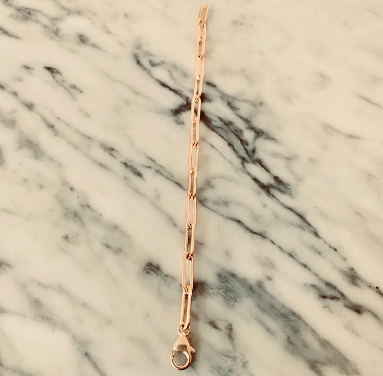 "Paper Clip Link" Bracelet