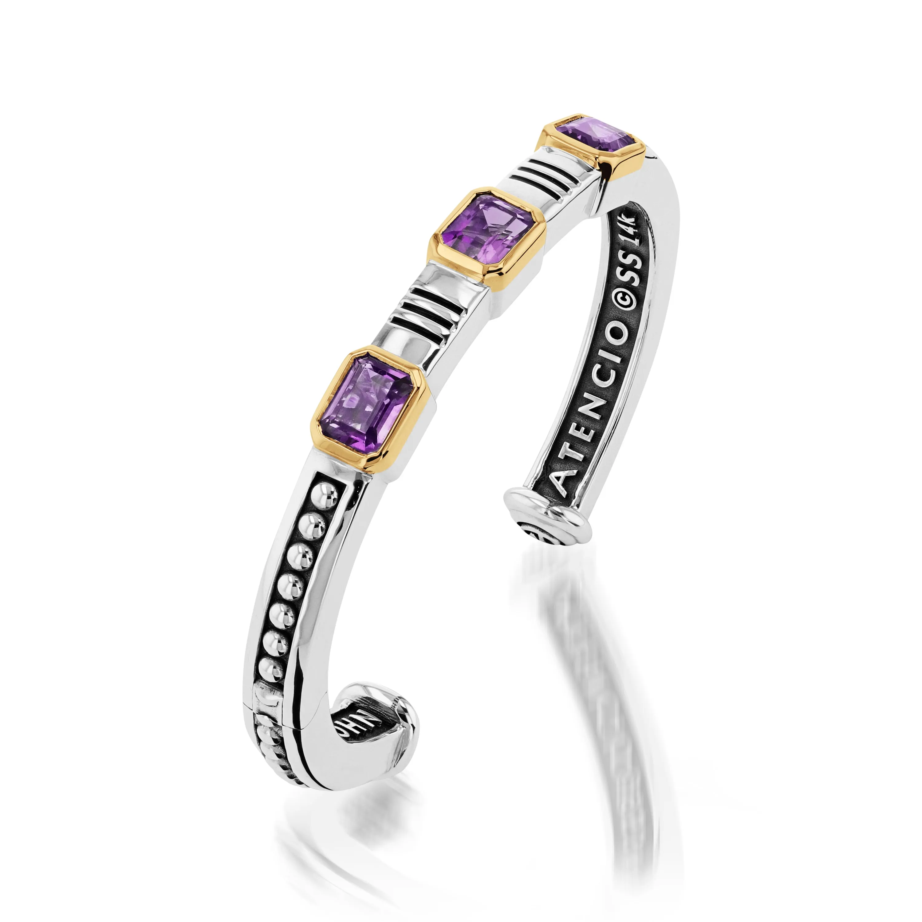 Sahara Gemstone Stack Cuff Bracelet