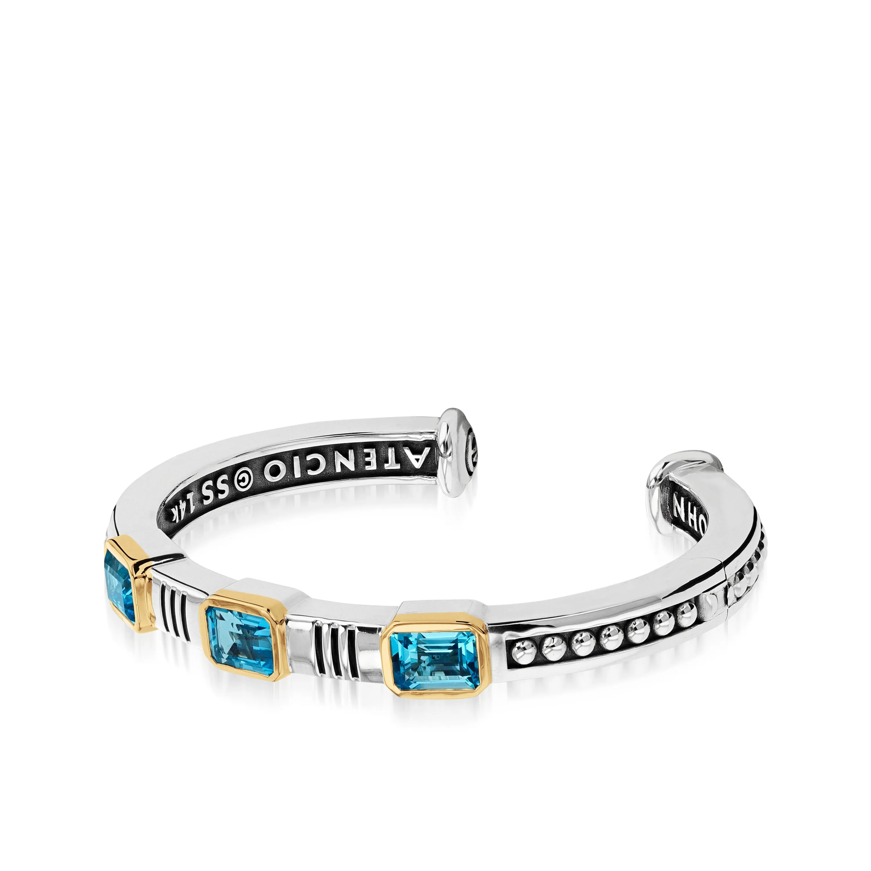 Sahara Gemstone Stack Cuff Bracelet