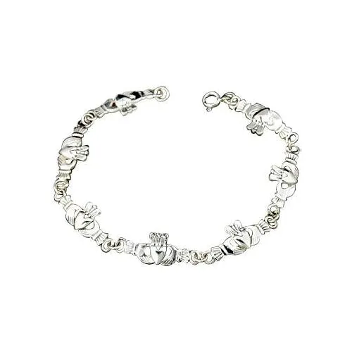 Silver Gaelic Friendship Bracelet