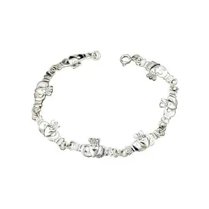 Silver Gaelic Friendship Bracelet