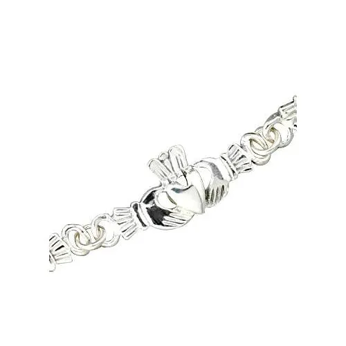 Silver Gaelic Friendship Bracelet