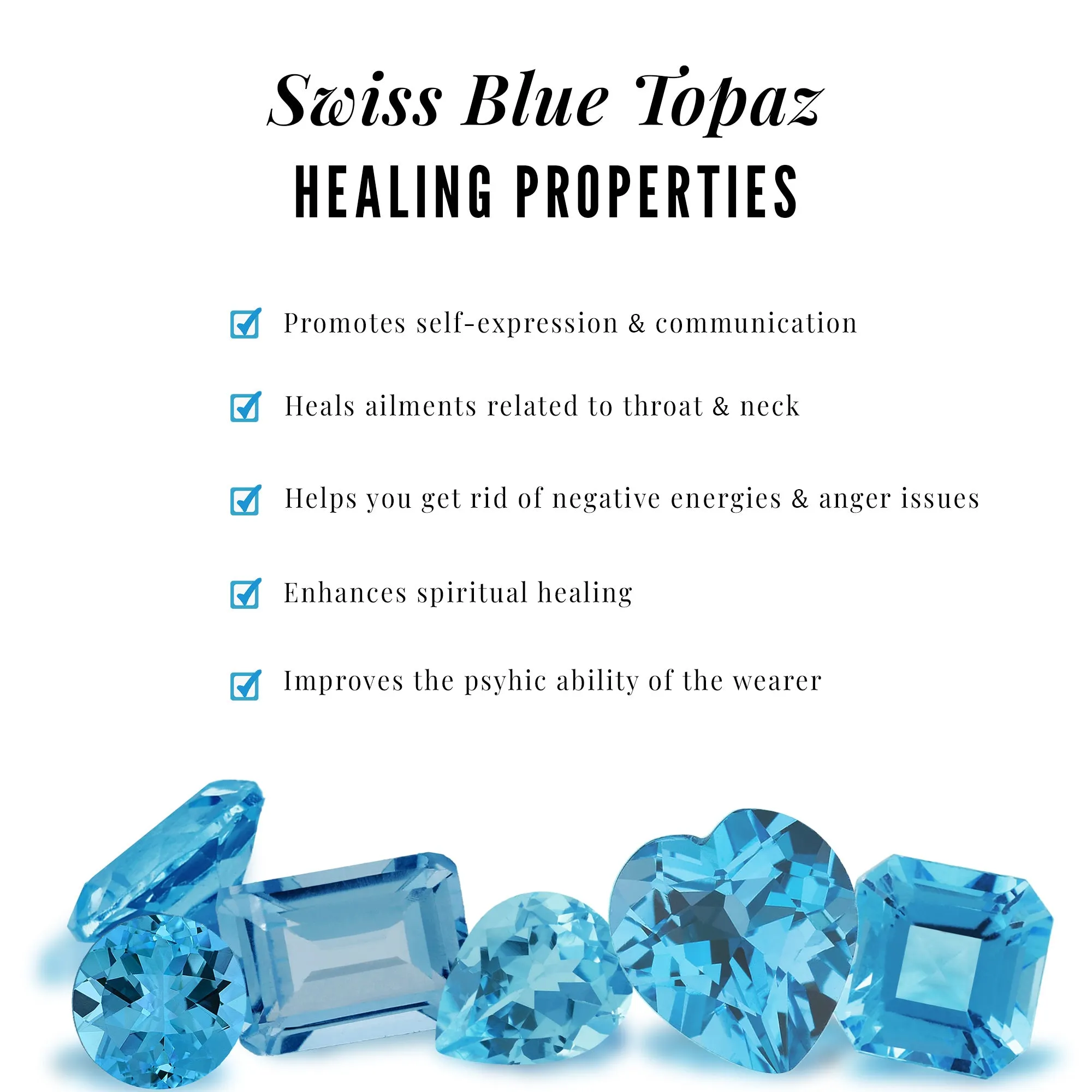 Simple Heart Shape Swiss Blue Topaz Solitaire Pendant with Diamond Accent Bail