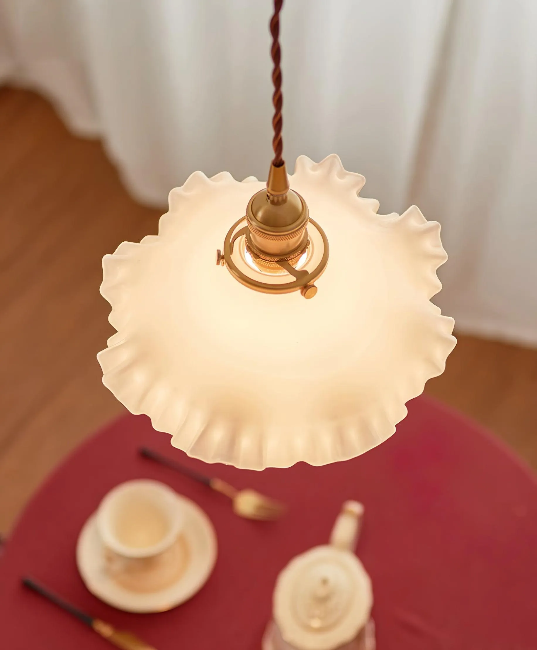 Skirt Pendant Lamp 9.8″- 5.9″