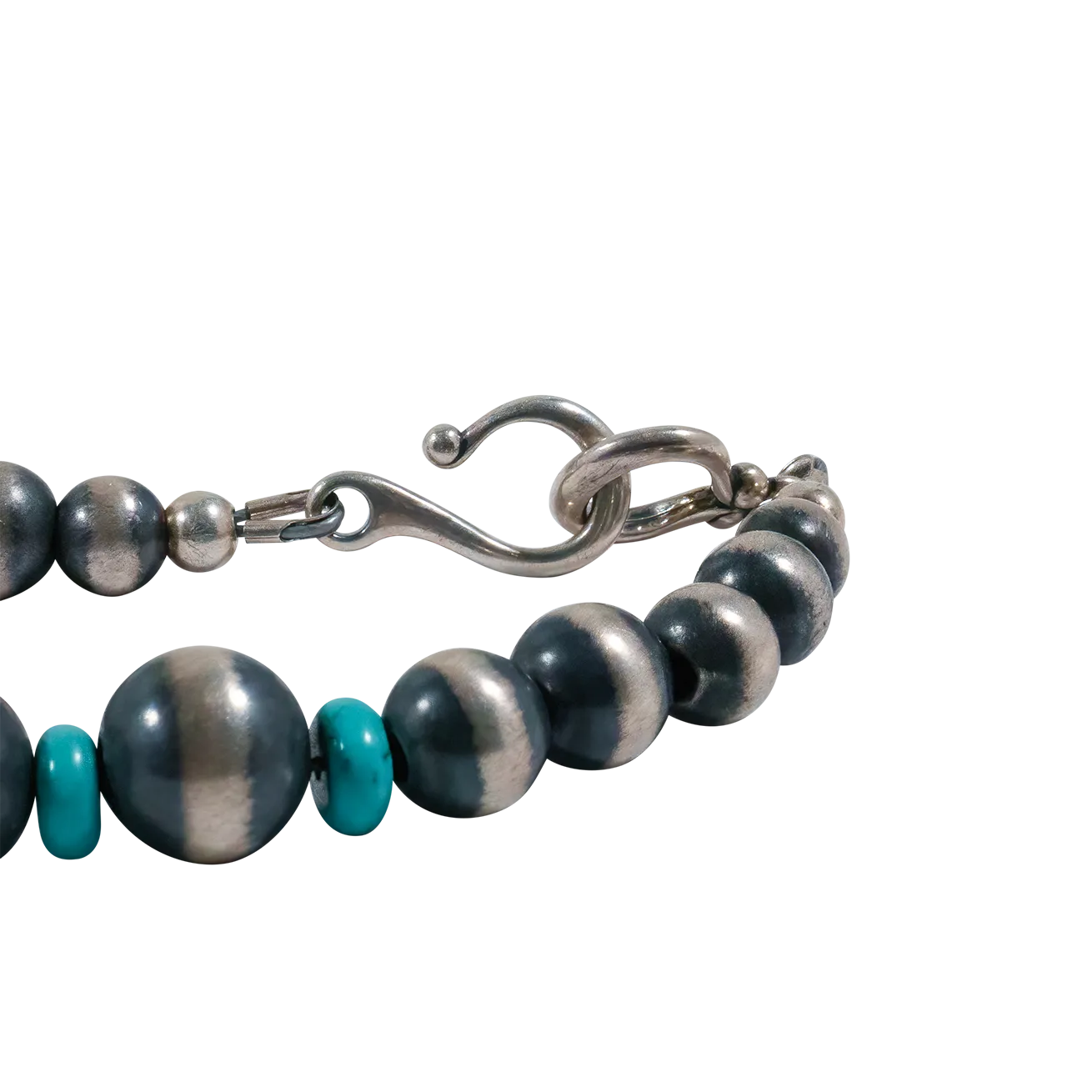 Sonoran Turquoise Pendant & Navajo Pearls Necklace Set | Albert Jake