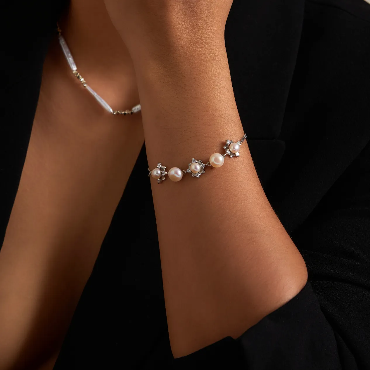 Starry Night Pearl Bracelet