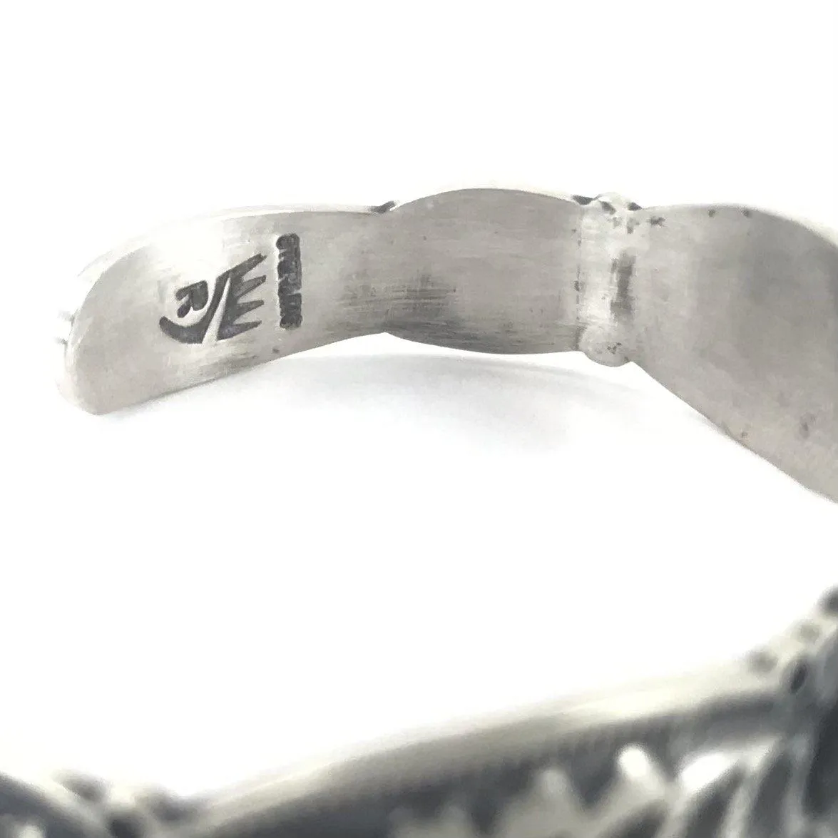 Sterling Silver Antiqued Stamp Bracelet