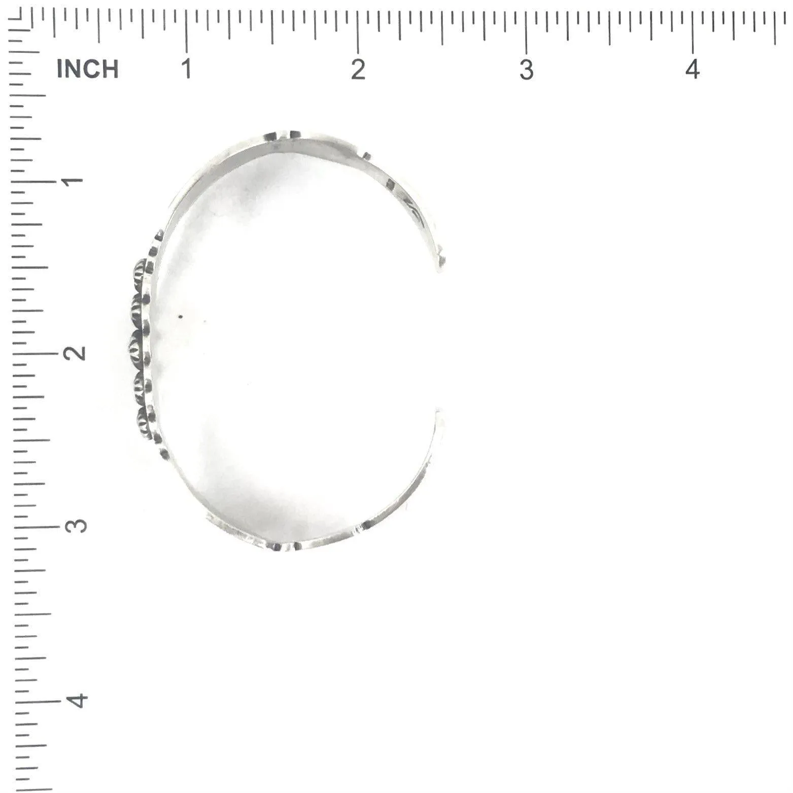 Sterling Silver Antiqued Stamp Bracelet