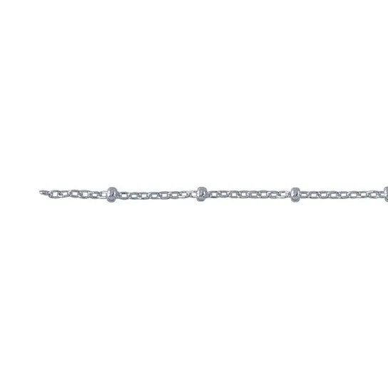 Sterling Silver Beaded Chain
