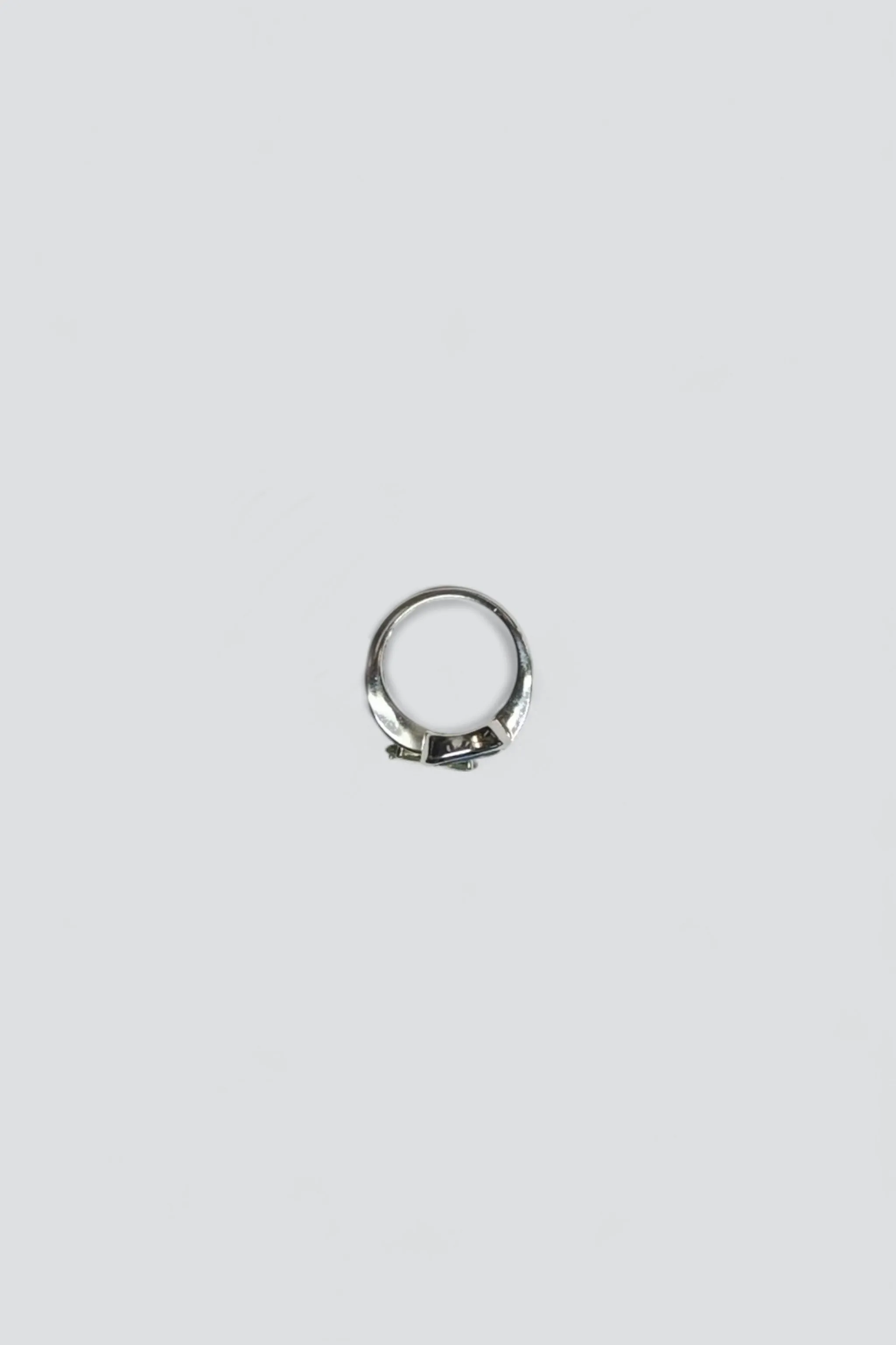 Sterling Silver Topaz Peridot Wrap Ring