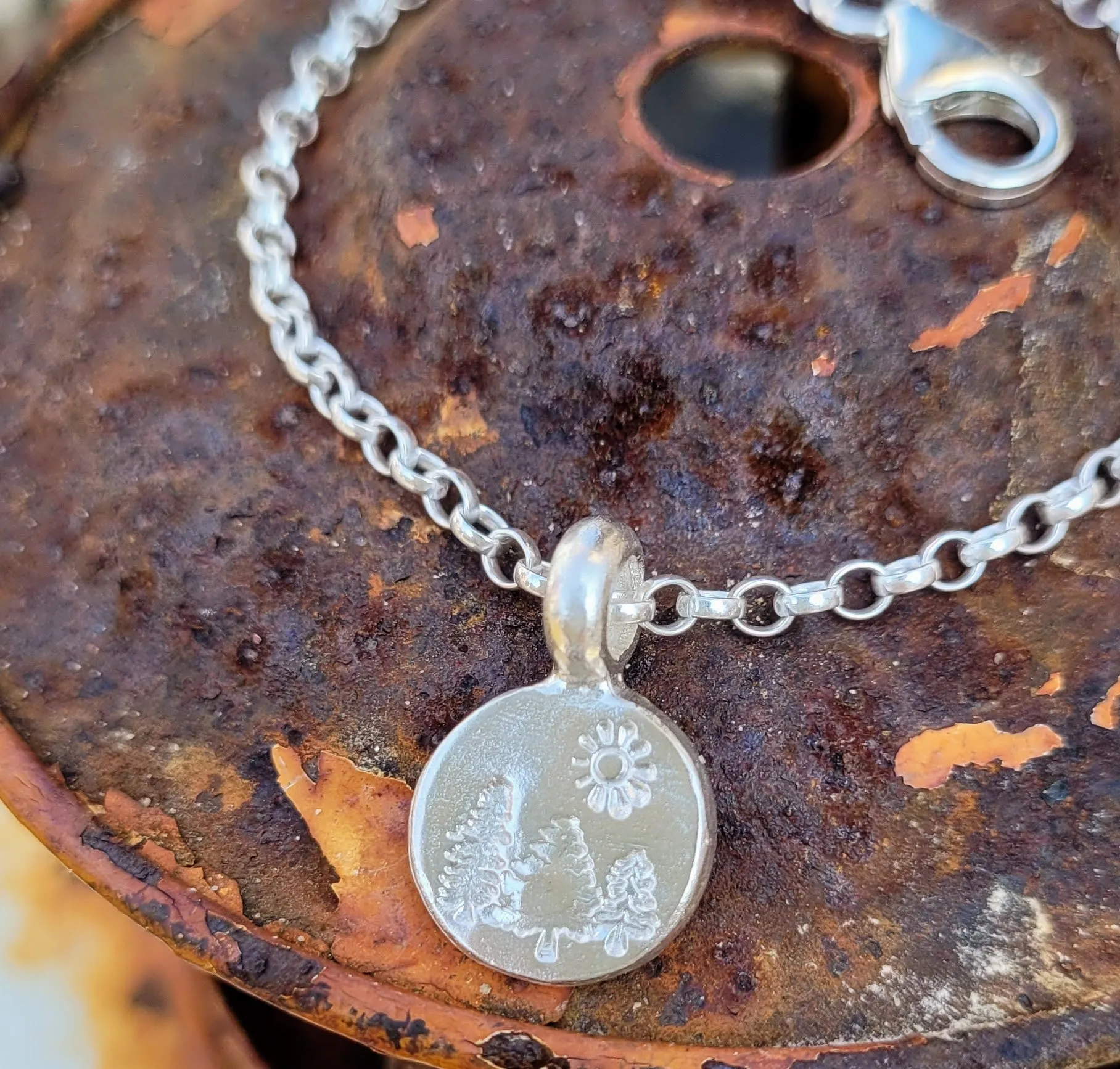 Sunshine Forest Belcher Anklet