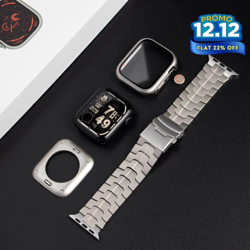Titanium Chronolink Bracelet For Apple Watch