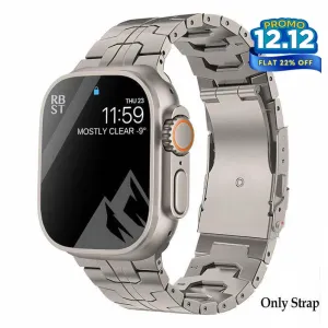 Titanium Chronolink Bracelet For Apple Watch