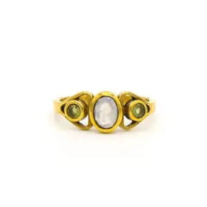 Triple Harvest Stone Ring
