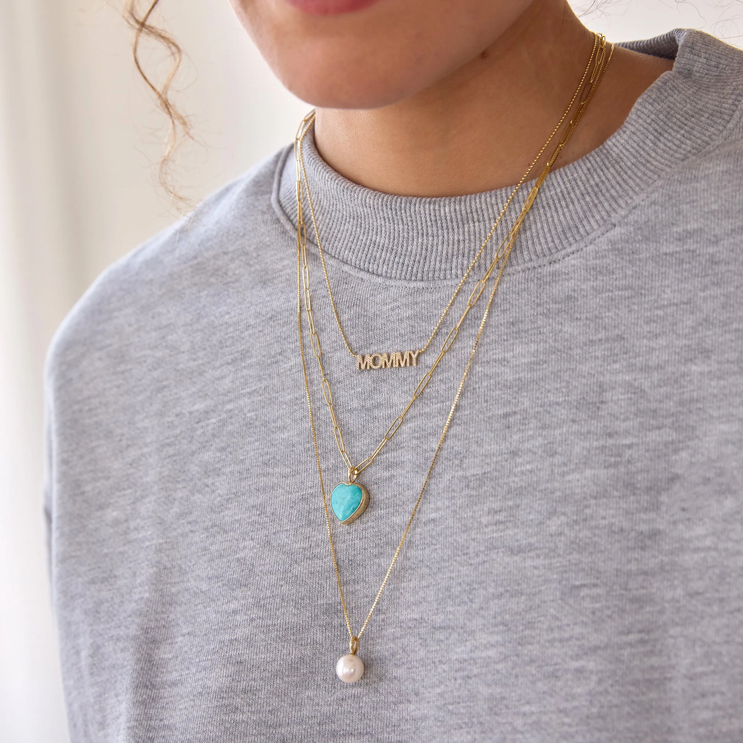 Turquoise Heart Charm