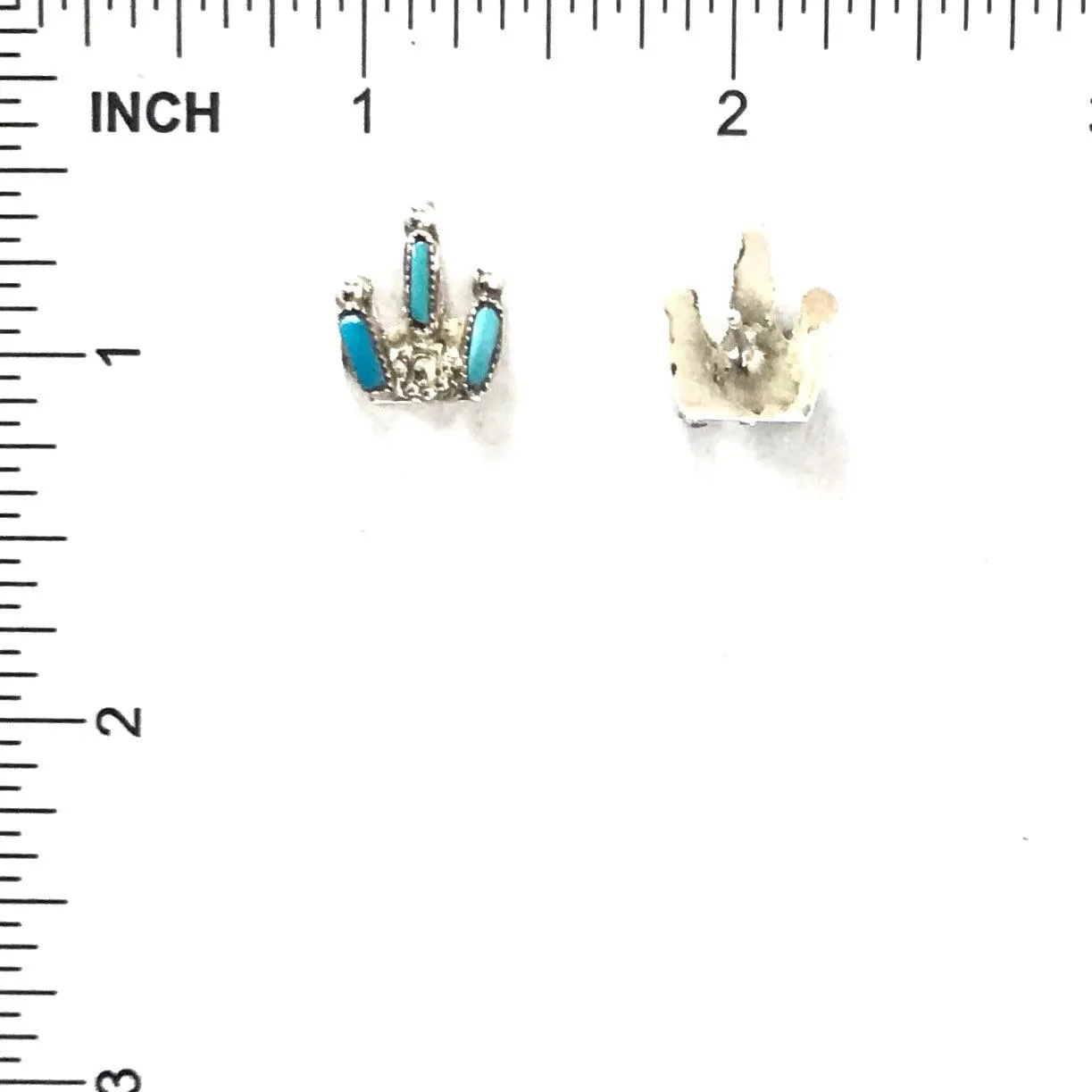 Veronica Yawakia Turquoise Petit Point Necklace and Earring Set
