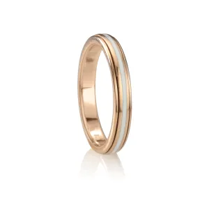 14 KT Rose Gold Stackable Virtue Anxiety Ring