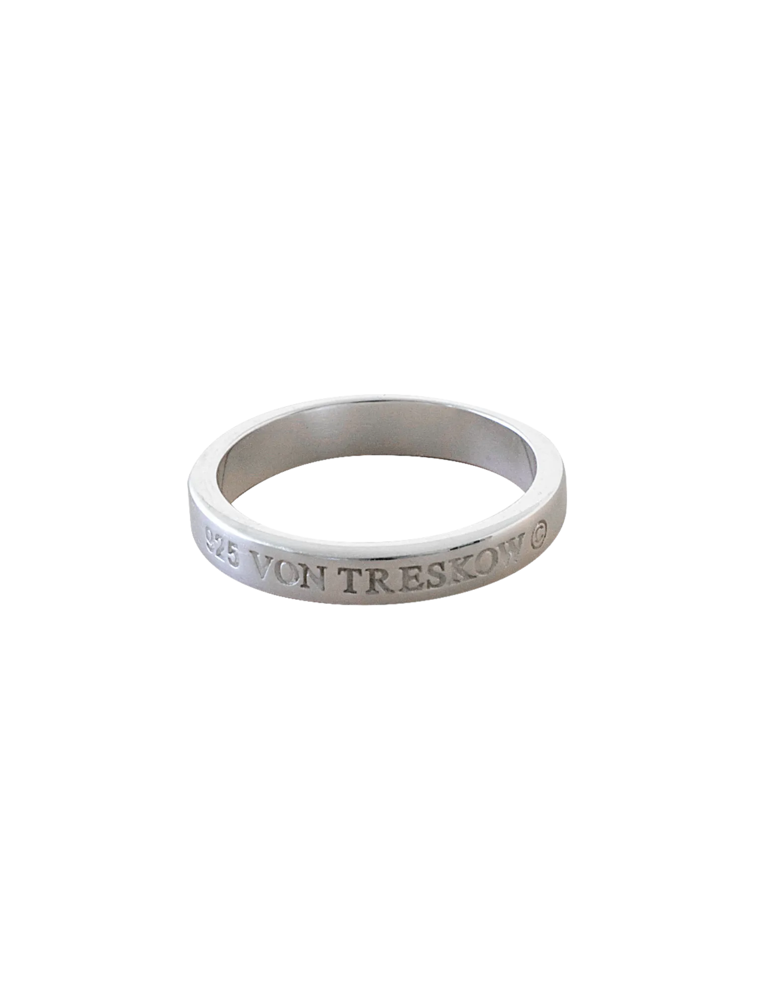 Von Treskow Enscribed VT Ring - Silver