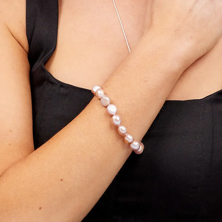 Women's Pearl Bracelet Classic 9-10mm Baroque Pearl