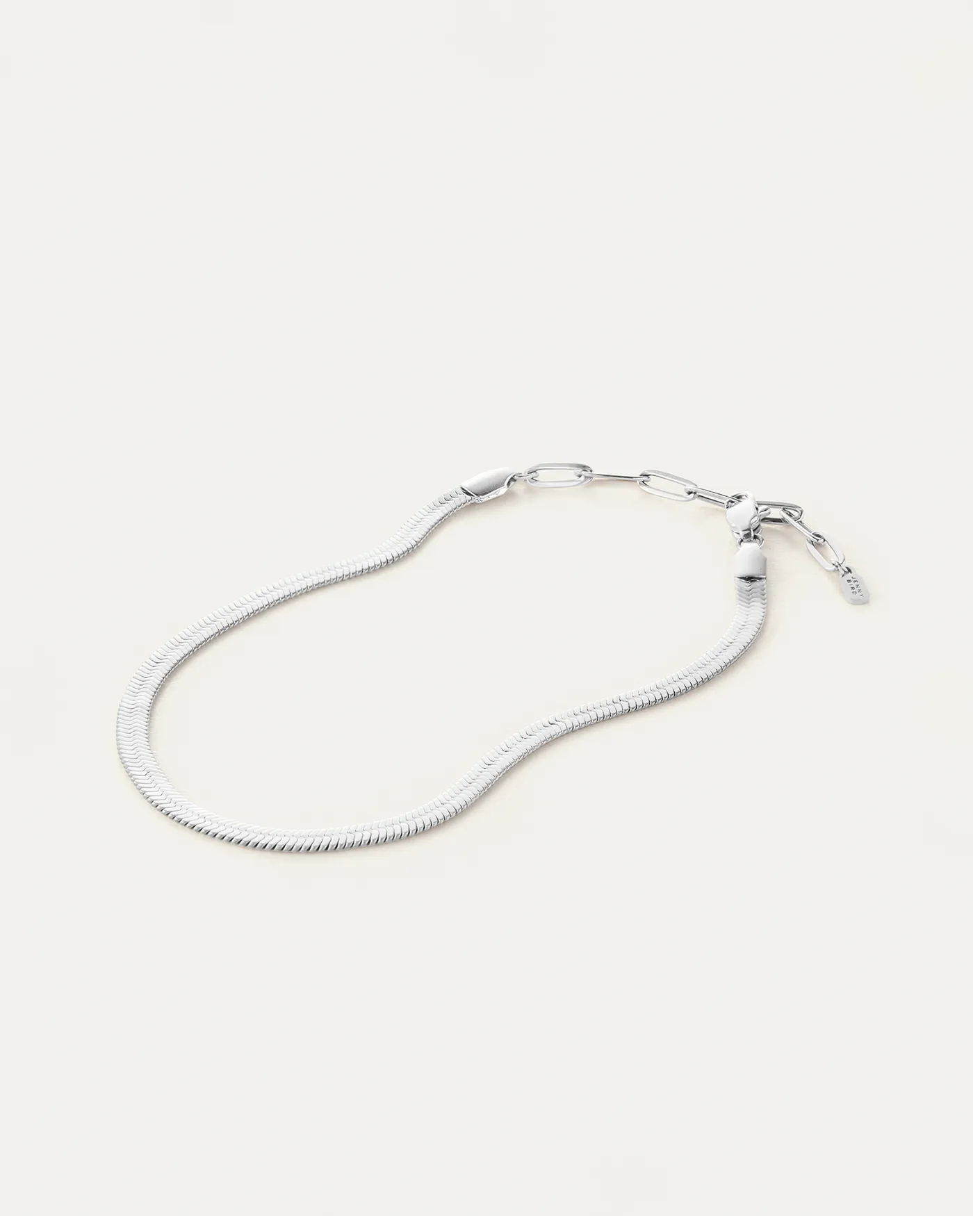 Zeina Anklet | Rhodium